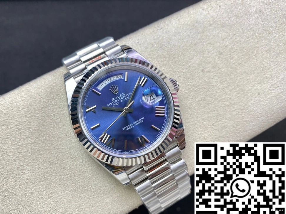 EW Blue M228236-0007 Rolex Dial Day Factory Date 0124